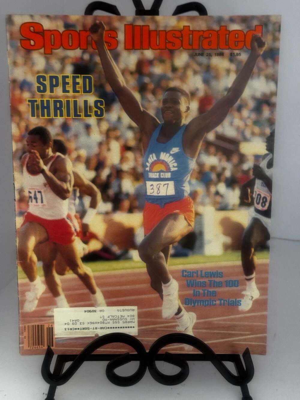 Sports Illustrated Magazine June 25, 1984 - Carl Lewis Olympic Trials Cover